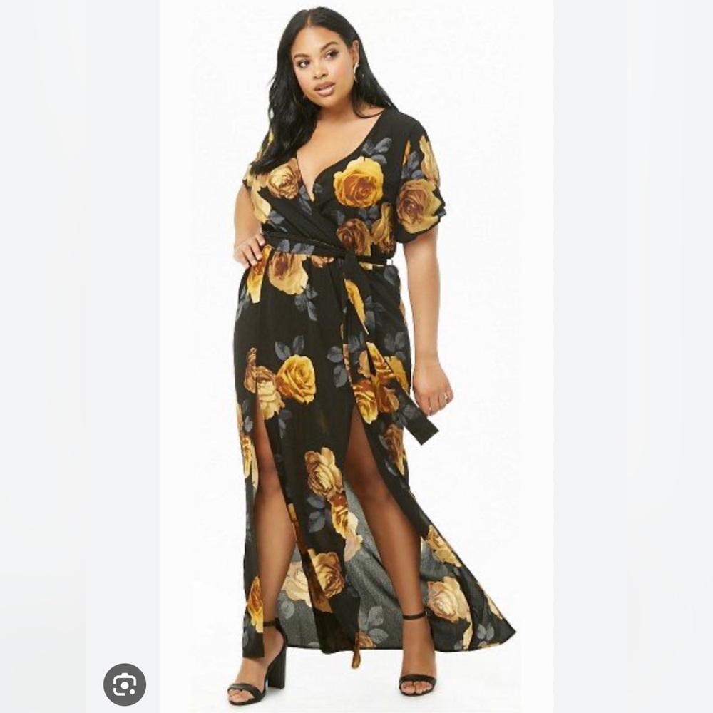 Floral maxi dress- forever 21 3X